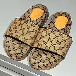 Men's GG canvas slide sandal